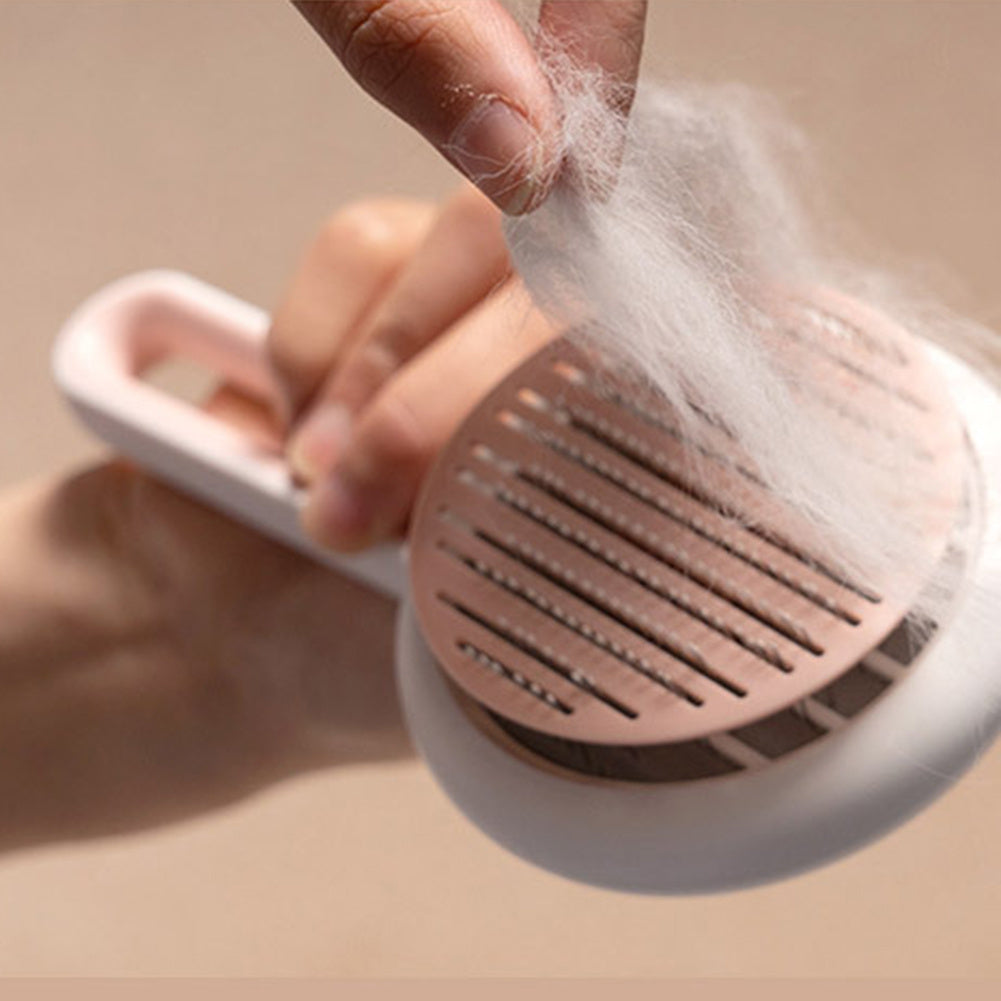 Pet Hair Remover Brush - Automatic Massage Comb for Cats & Dogs