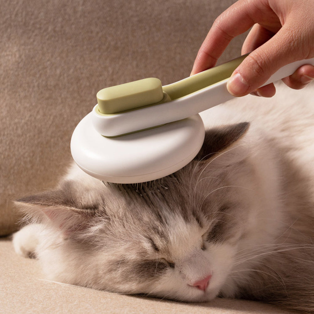 Pet Hair Remover Brush - Automatic Massage Comb for Cats & Dogs