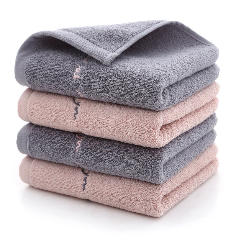 Serviette de couple absorbante en coton, serviette de lavage du visage pour adulte