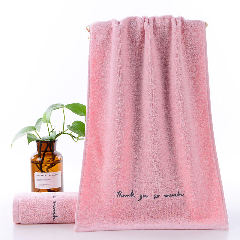 Serviette de couple absorbante en coton, serviette de lavage du visage pour adulte
