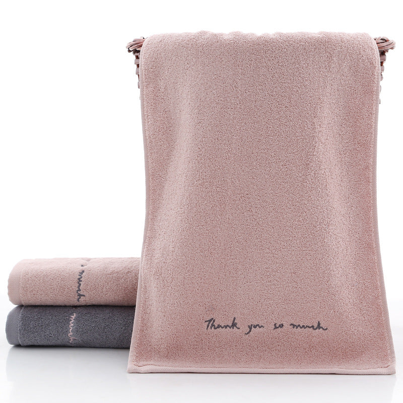 Serviette de couple absorbante en coton, serviette de lavage du visage pour adulte