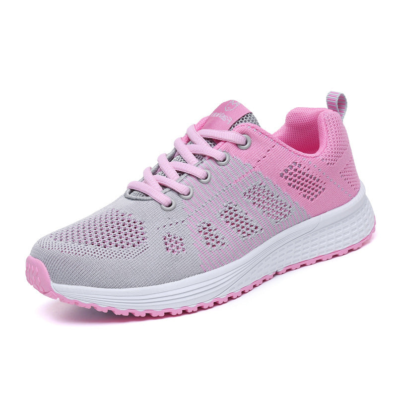 New Style Sport Shoes Women Flying Woven Mesh Women's Shoes Sports Shoes
