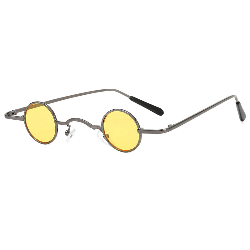 Super petites lunettes de soleil rétro à monture ronde pour hommes femmes lunettes Prince lunettes de soleil Hip Hop