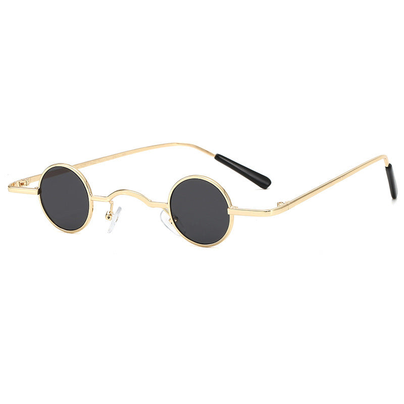 Super petites lunettes de soleil rétro à monture ronde pour hommes femmes lunettes Prince lunettes de soleil Hip Hop