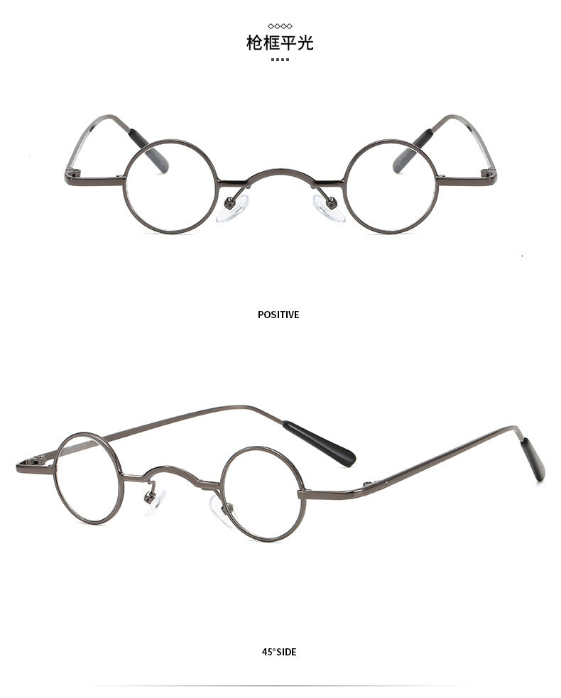Super petites lunettes de soleil rétro à monture ronde pour hommes femmes lunettes Prince lunettes de soleil Hip Hop
