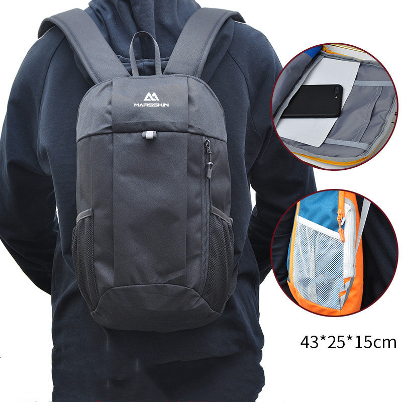 Sac à dos de sport de plein air, sac d'alpinisme multifonctionnel, petit sac d'école de loisirs pour hommes, femmes et enfants