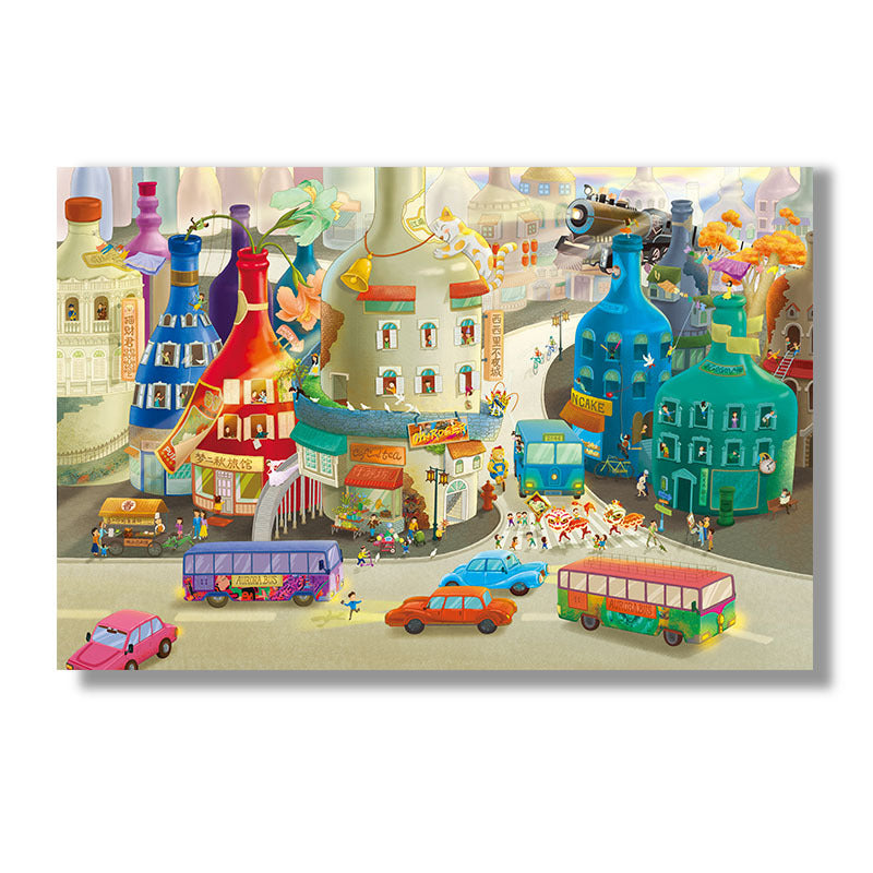 1000 Pieces Paper Puzzle - Handmade DIY Puzzle for Adults
