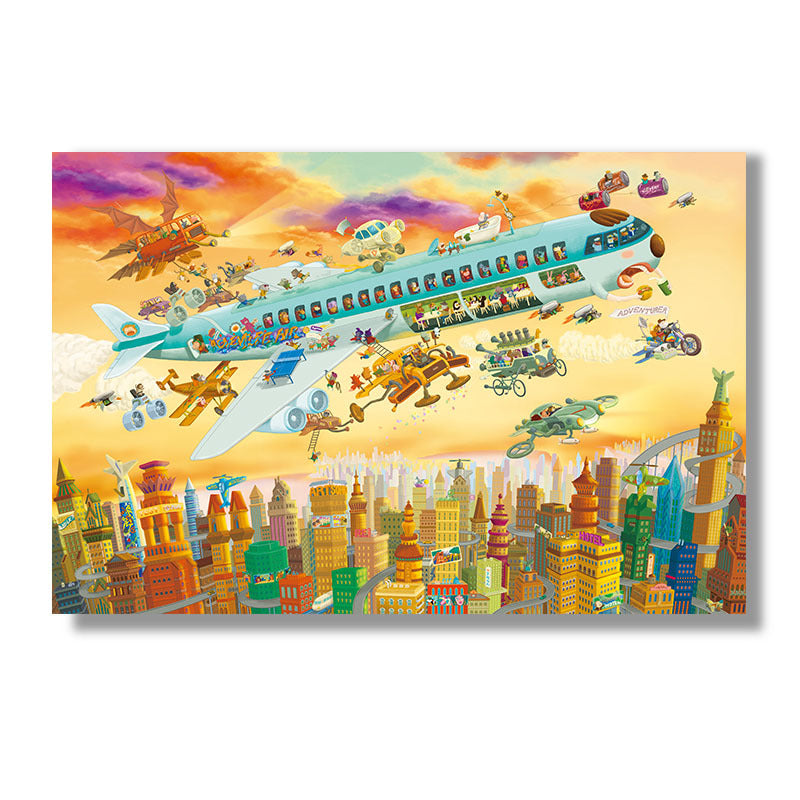 1000 Pieces Paper Puzzle - Handmade DIY Puzzle for Adults