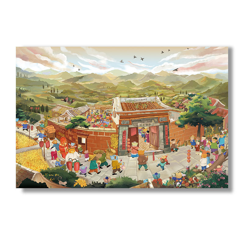 1000 Pieces Paper Puzzle - Handmade DIY Puzzle for Adults
