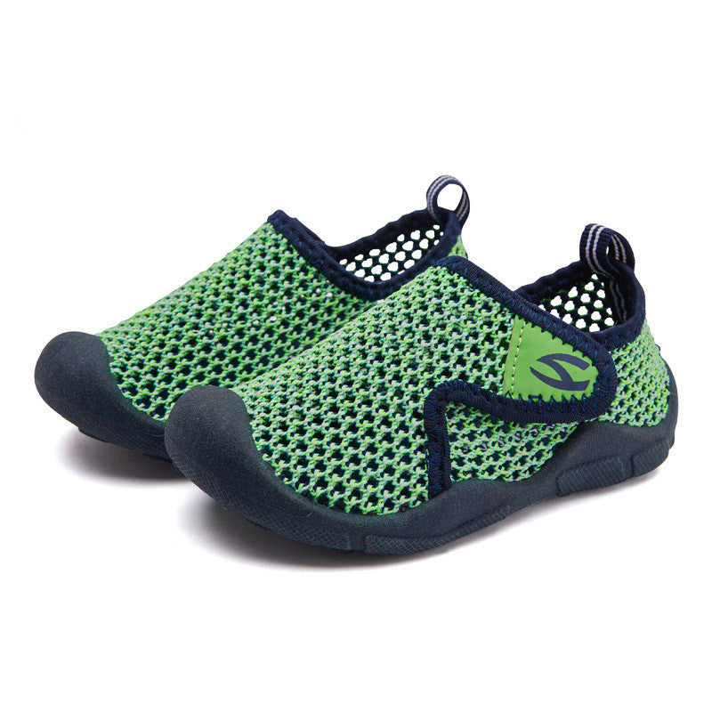 New Summer Children's Shoes by Habibi Bear 2021 - Soft Loose Indoor Simple Mesh Breathable Boys Sports Shoes