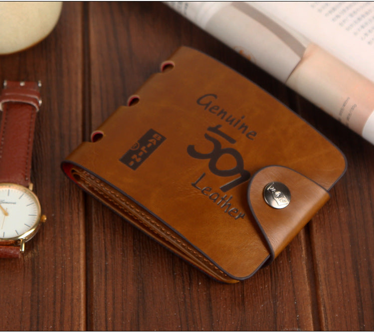 Portefeuille court pour hommes Portefeuille Hunter Vintage