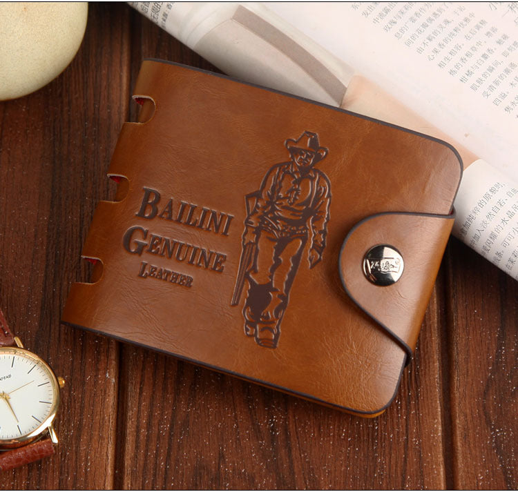 Portefeuille court pour hommes Portefeuille Hunter Vintage