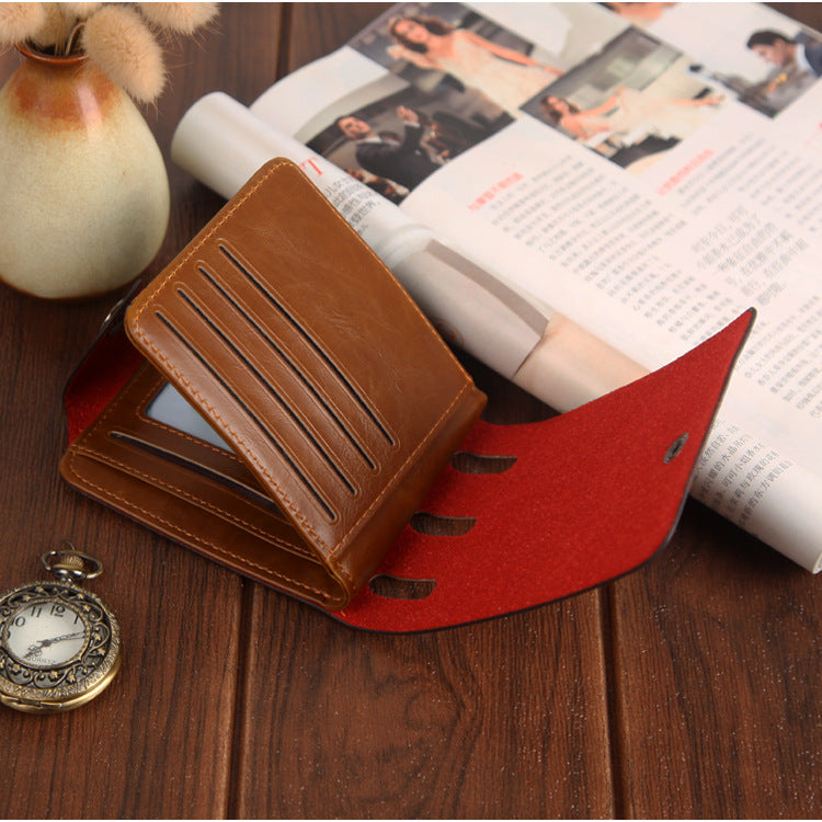 Portefeuille court pour hommes Portefeuille Hunter Vintage