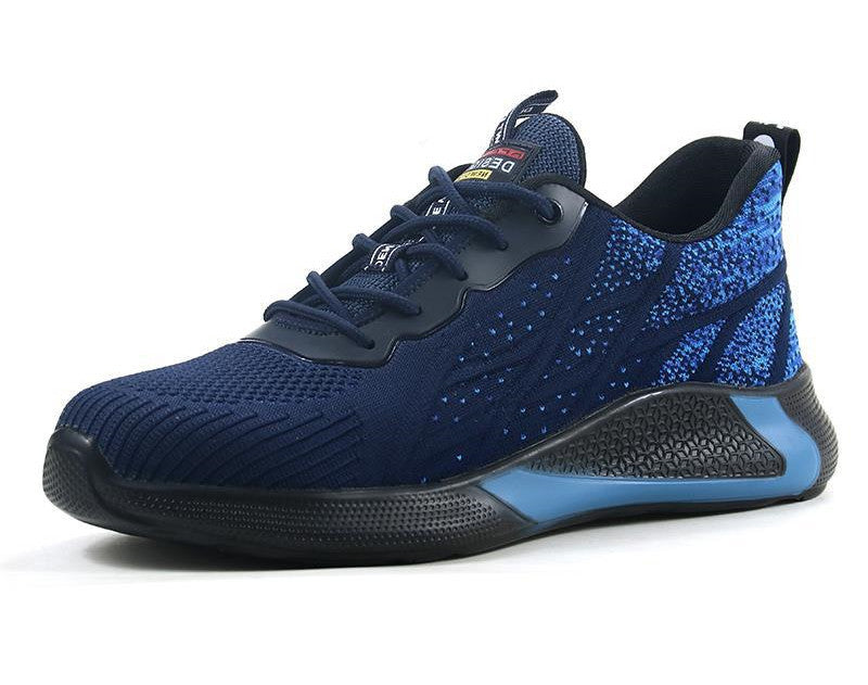 Män Arbetssäkerhetsskor Anti-Puncture Working Sneakers Man Oförstörbara Arbetsskor Herrstövlar Lätta Män Skor Skyddsstövlar