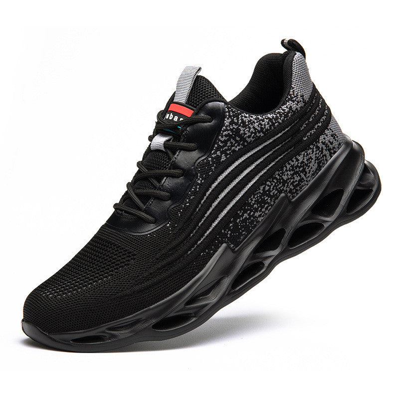 Män Arbetssäkerhetsskor Anti-Puncture Working Sneakers Man Oförstörbara Arbetsskor Herrstövlar Lätta Män Skor Skyddsstövlar