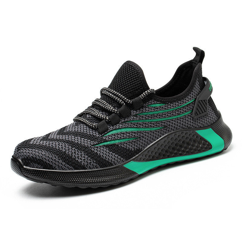 Män Arbetssäkerhetsskor Anti-Puncture Working Sneakers Man Oförstörbara Arbetsskor Herrstövlar Lätta Män Skor Skyddsstövlar