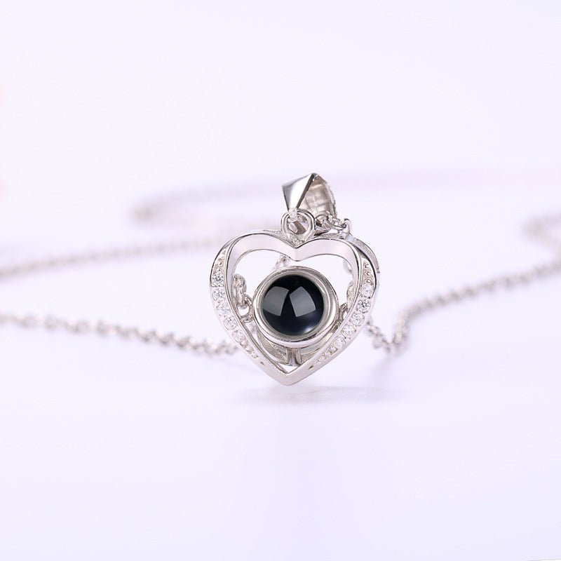 Women's Projection Fixed Clavicle Chain Valentine's Day Gift