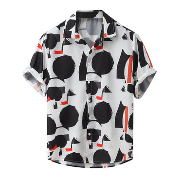 Chemises d'été imprimées, streetwear, chemisier pour hommes de style ethnique