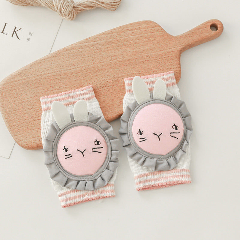 Baby Knäskydd Sommar Mesh Andas Baby Småbarn Krypstrumpor Leggings Armbågsskydd Barn Barn Knä Set