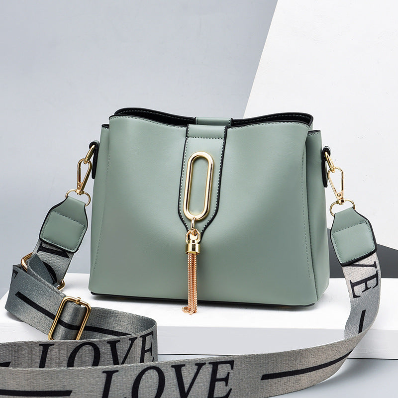 Små väskor Dam Damväskor Axelväska Messenger Bag All-match Pure Trend Color Casual Handväska