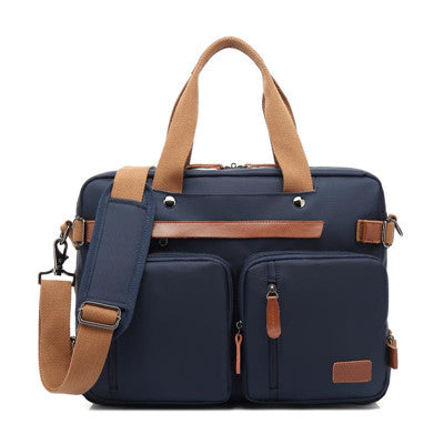 Tote Ryggsäck 15,6 17,3 tum Laptop Ryggsäck Mode Resor Business Ryggsäck Cabriolet Nylon Vattentät Student Ryggsäck
