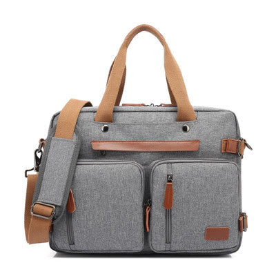 Tote Ryggsäck 15,6 17,3 tum Laptop Ryggsäck Mode Resor Business Ryggsäck Cabriolet Nylon Vattentät Student Ryggsäck