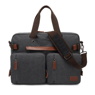 Tote Ryggsäck 15,6 17,3 tum Laptop Ryggsäck Mode Resor Business Ryggsäck Cabriolet Nylon Vattentät Student Ryggsäck