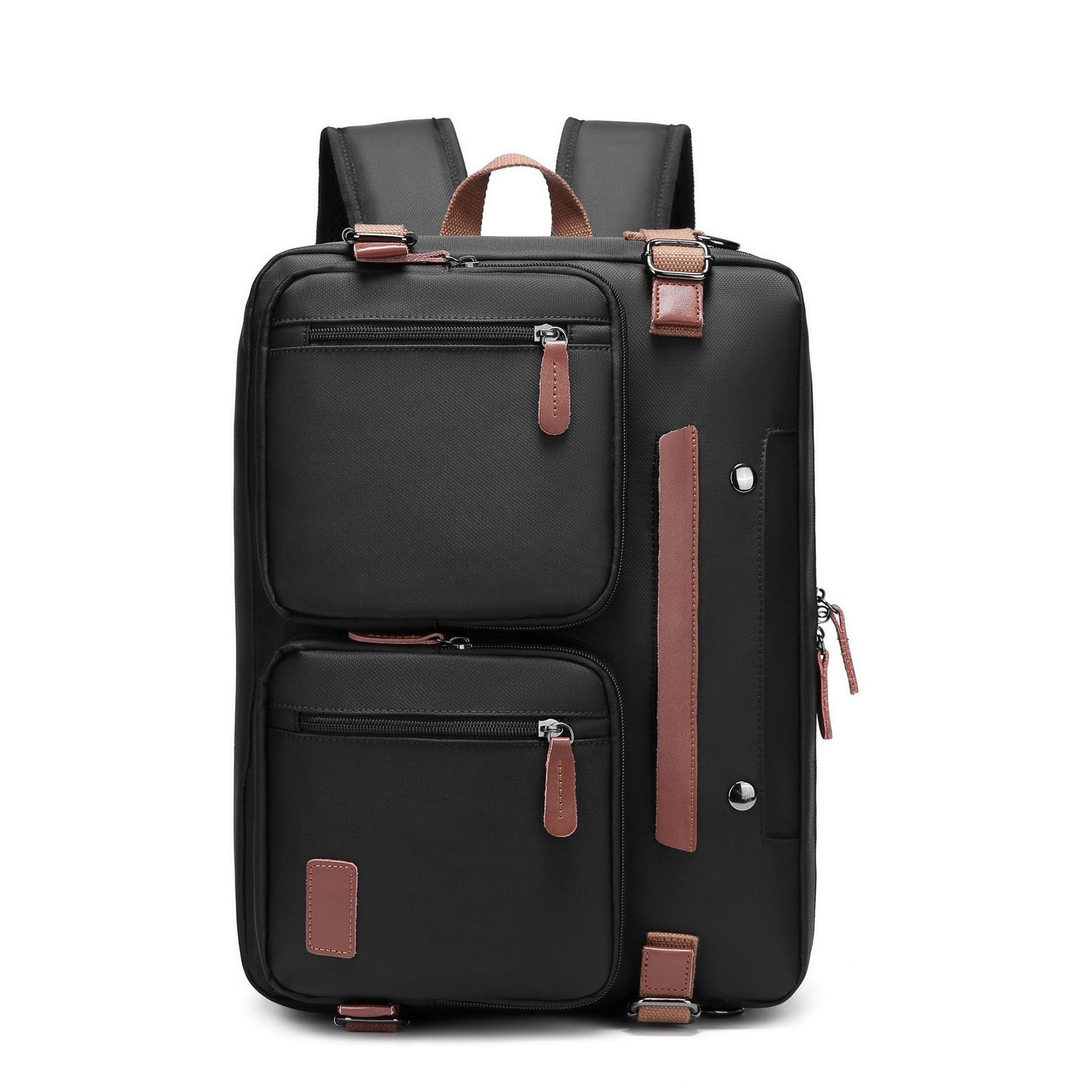 Tote Ryggsäck 15,6 17,3 tum Laptop Ryggsäck Mode Resor Business Ryggsäck Cabriolet Nylon Vattentät Student Ryggsäck