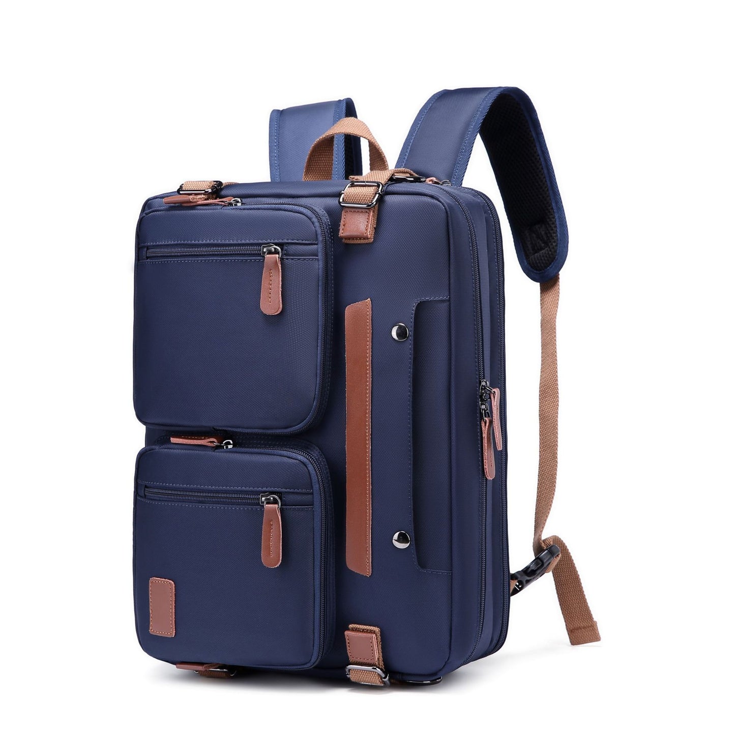 Tote Ryggsäck 15,6 17,3 tum Laptop Ryggsäck Mode Resor Business Ryggsäck Cabriolet Nylon Vattentät Student Ryggsäck