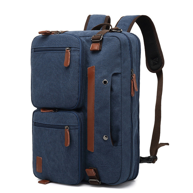 Tote Ryggsäck 15,6 17,3 tum Laptop Ryggsäck Mode Resor Business Ryggsäck Cabriolet Nylon Vattentät Student Ryggsäck