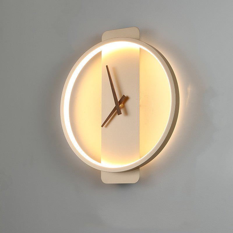 Lampe à modeler nordique Vägglampa sovrum Sänglampa klocka