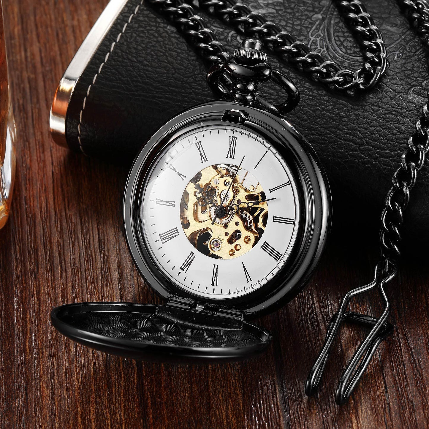 Vintage Carved Hollow Gift Souvenir Pocket Watch - Charming Modern Beautiful Intricate Reliable Stylish Must-Have