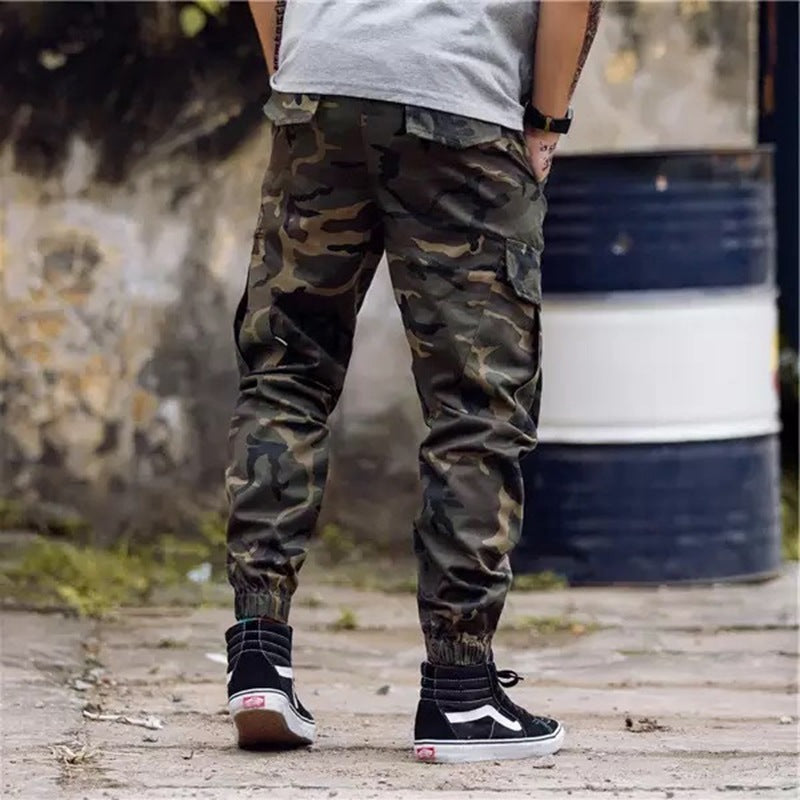 Herr Casual Sommar Streetwear Jeans Jogger Pan