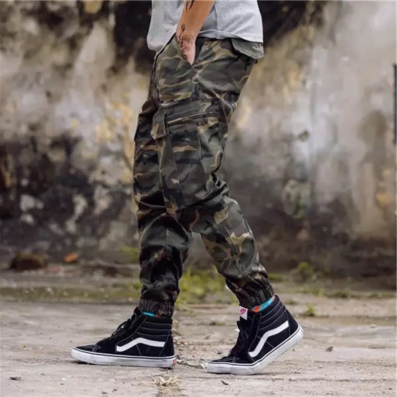 Herr Casual Sommar Streetwear Jeans Jogger Pan
