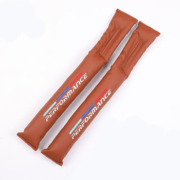 Premium Leather Car Seat Gap Filling Strips - Set of 2 - Middle Seat Position - 3 Color Options