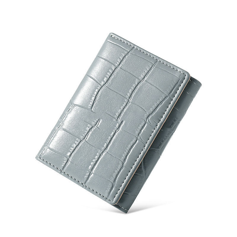 Fashion Simple Kort Spänne Tri-fold plånbok