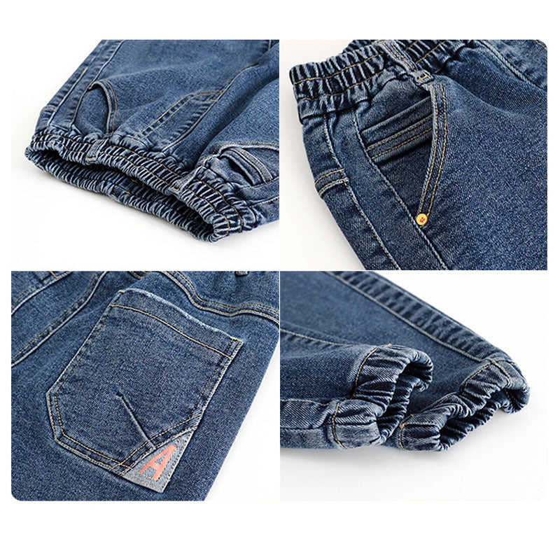 Daddy Barnjeans Lösa Byxor Vinter