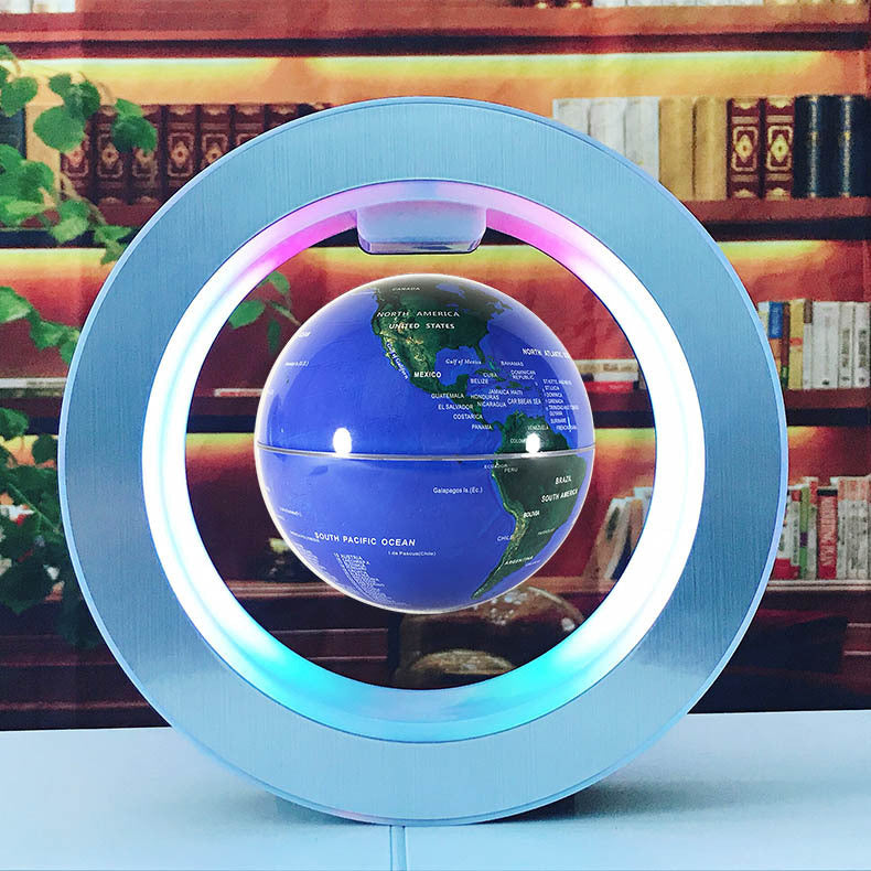 Ronde LED carte volante globe globe magnétique lévitation lumières anti-gravité mages