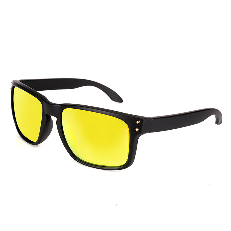Men's Polarized Sports Sunglasses - UV400 Protection Plastic Frame
