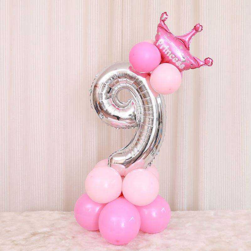 Ballon en aluminium pour fête d'anniversaire