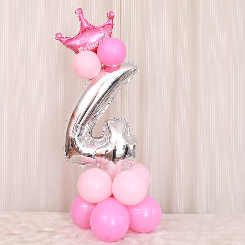Ballon en aluminium pour fête d'anniversaire