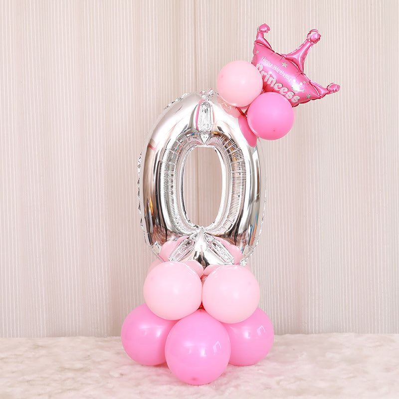 Ballon en aluminium pour fête d'anniversaire