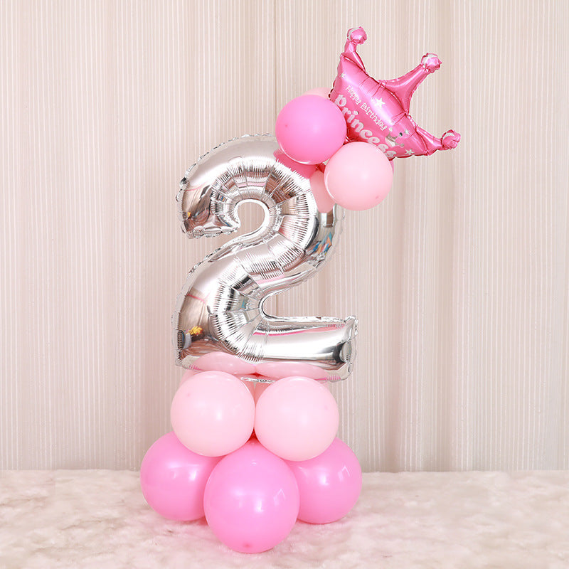 Ballon en aluminium pour fête d'anniversaire