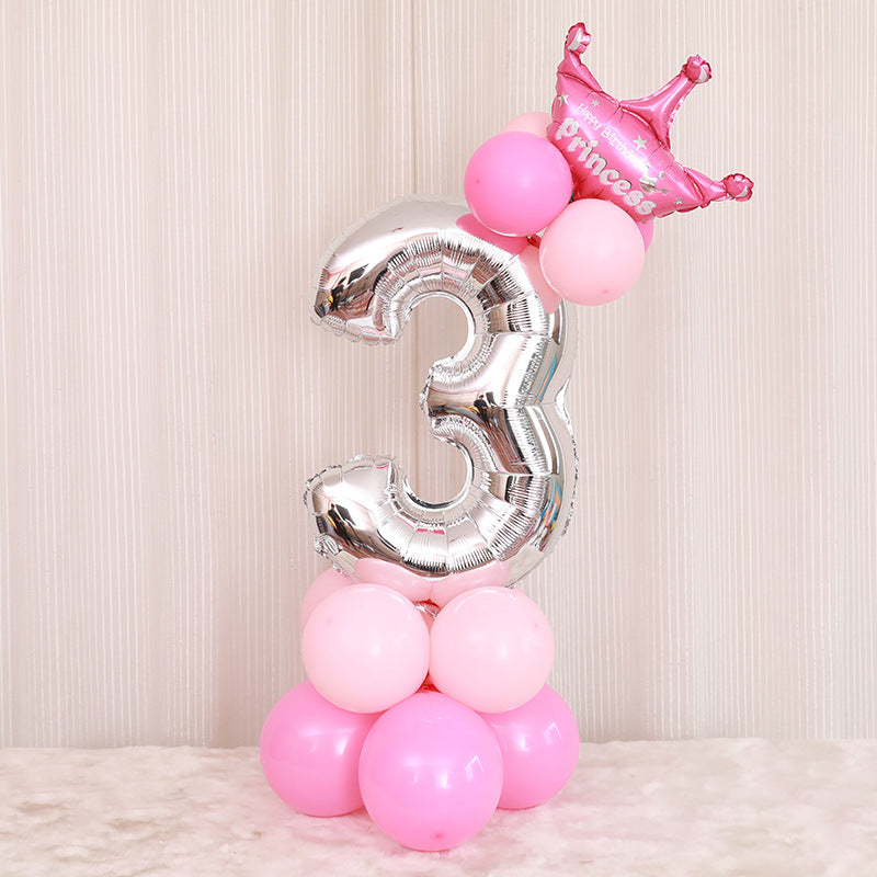 Ballon en aluminium pour fête d'anniversaire