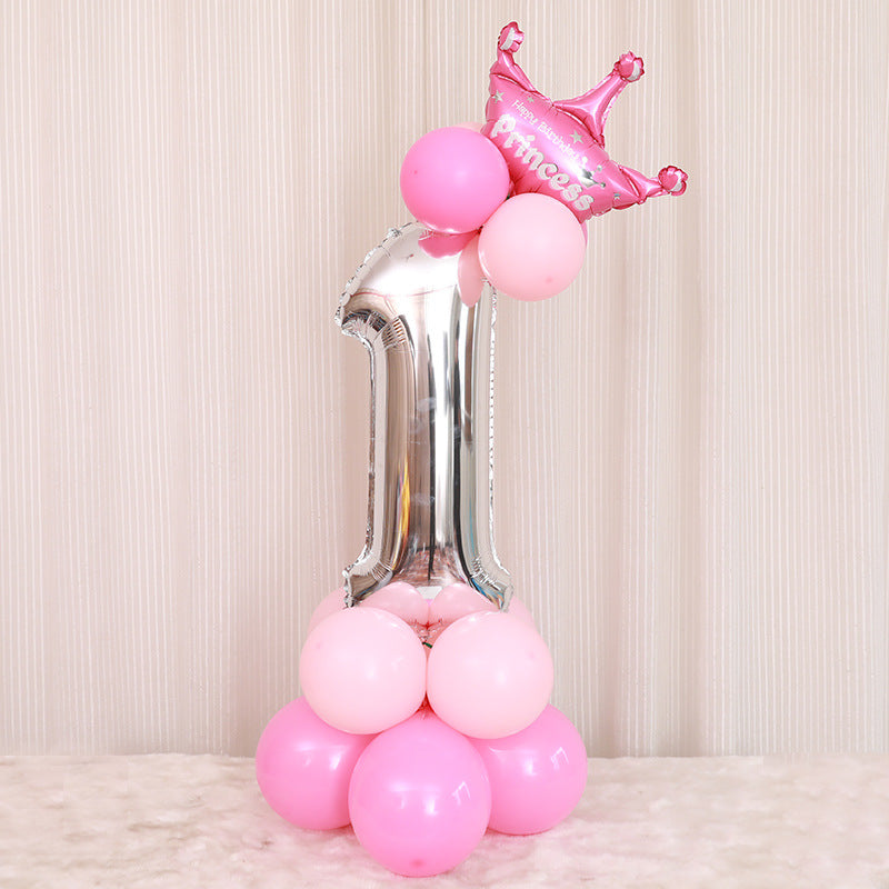 Ballon en aluminium pour fête d'anniversaire