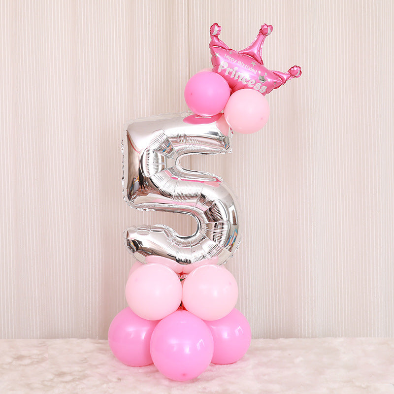 Ballon en aluminium pour fête d'anniversaire