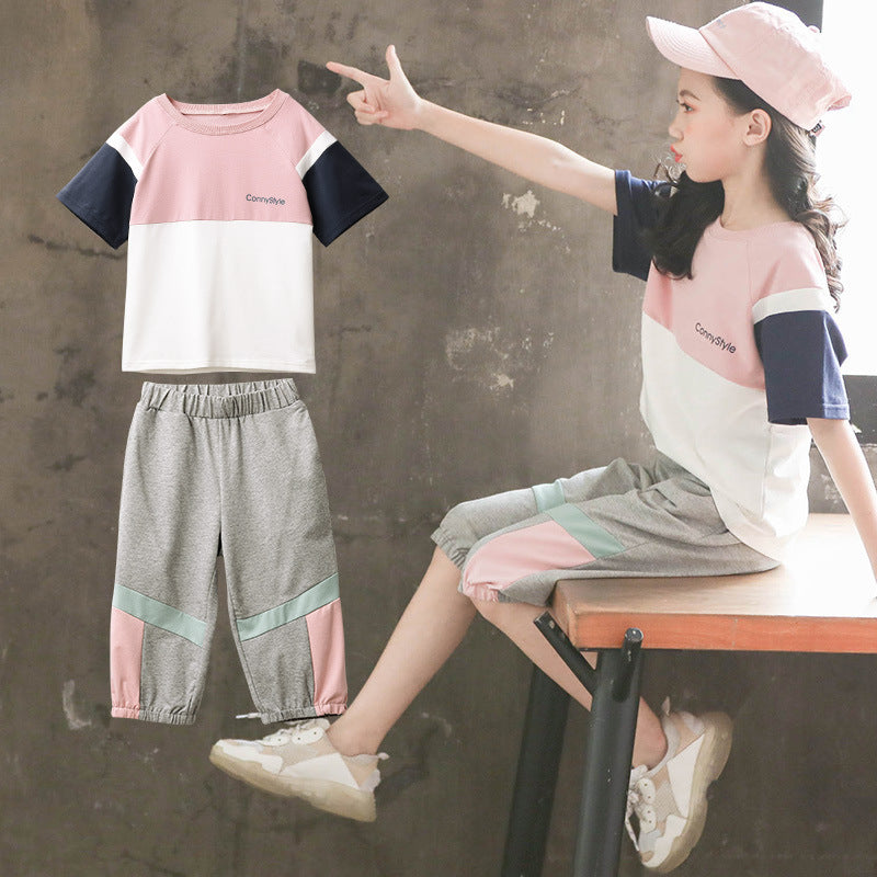 New Children's Clothing Net Red Girls Pants