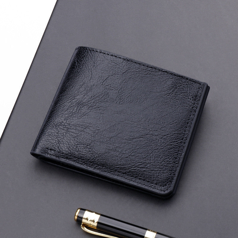 Button Wallet Card Men's Wallet Can Hold Driver's License