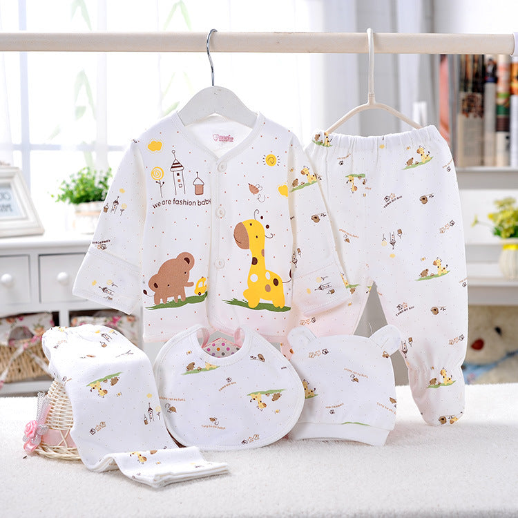 Vêtements pour bébé, sous-vêtements pour bébé, sous-vêtements pour nouveau-nés, costume cinq pièces
