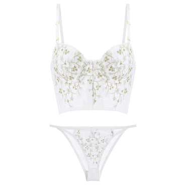 French Lace Bra Underwear Women With Big Breasts